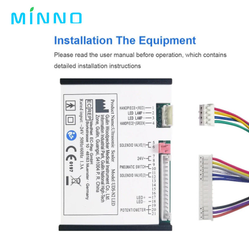 0.01MPa έως 0.5MPa LED Υπερήχων Οδοντιατρικής Σκαλάνης Μηχανή Καθαρισμός Υδροδότη Τάρταρου