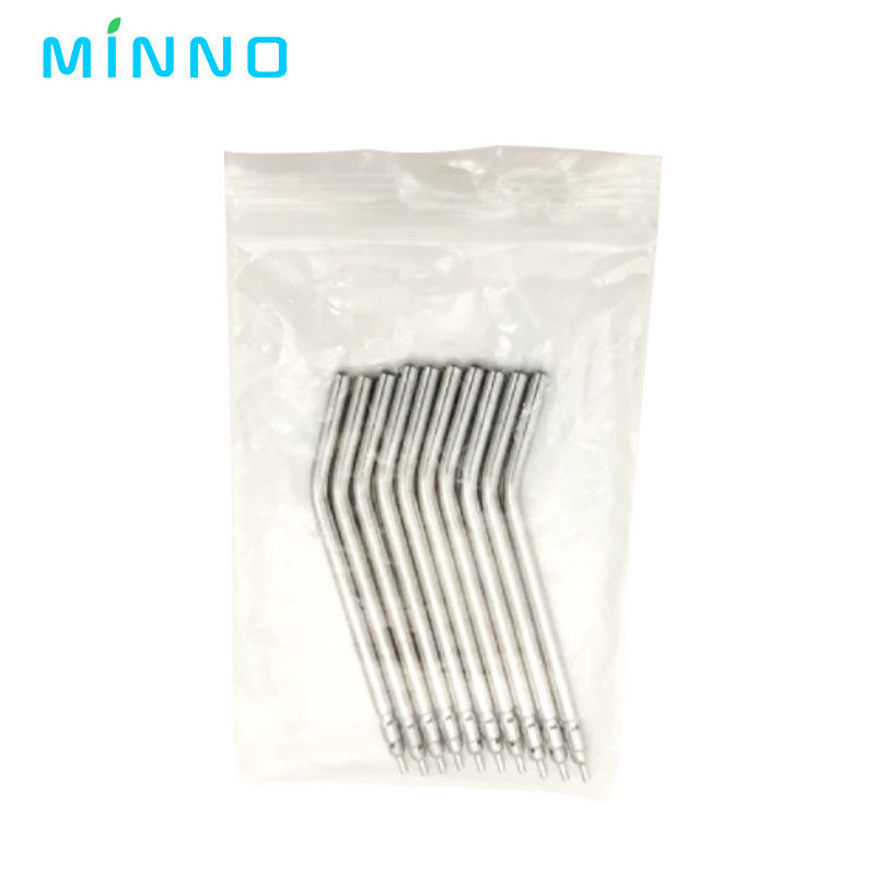 10pcs από ανοξείδωτο χάλυβα οδοντιατρική αεροφυσική τριπλή σύριγγα 3 Way οδοντιατρική αεροφυσική σπρέι νερού σύριγγα ακροφύσια συμβουλές