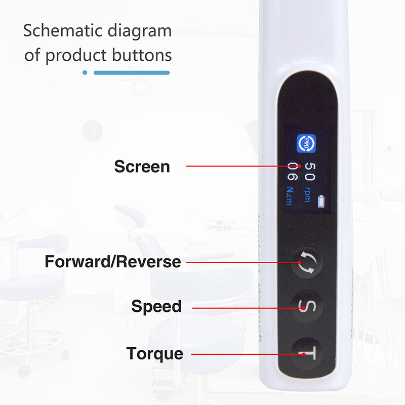 Οδοντικό Cordless 360 ° περιστρεφόμενο Mini Torque Wrench από BetterWay Motor X για Endodontic εμφύτευση